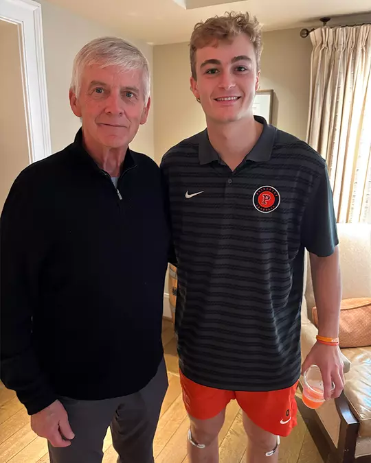 Bill Tierney and Colin Burns