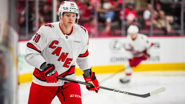 Eric Robinson With Carolina Hurricanes