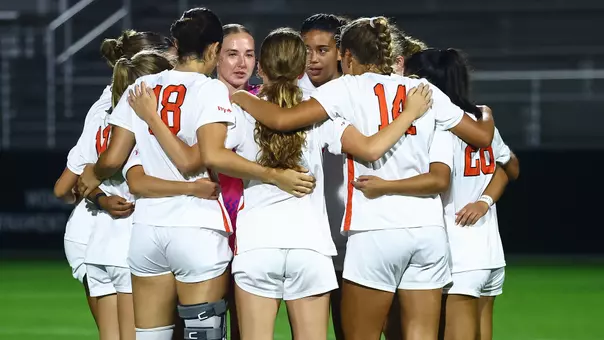 women's soccer huddle photo