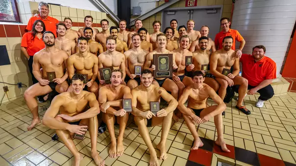 Men's Water Polo Celebrates 2024 CWPA Championship