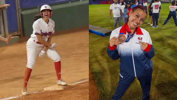 Graciela Dominguez action and medal posed photos from 2026 Caribbean Games