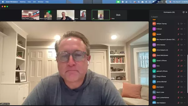 Jon Hess screenshot of Hall of Fame announcement