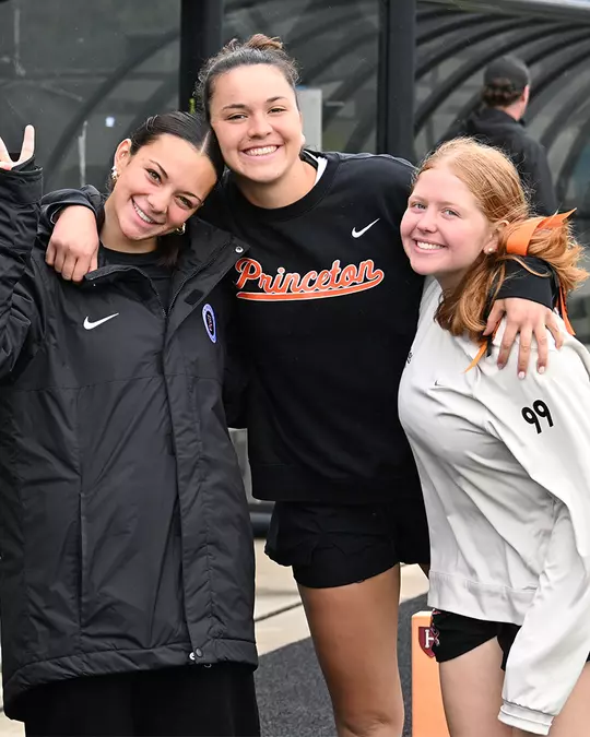 Princeton FH goalies joking