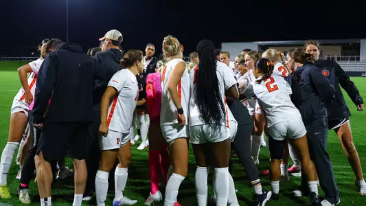 women's soccer huddle photo