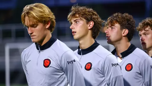 men's soccer pregame vs. Seton Hall