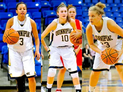 Erin Kerner, Mandy Pennewell, Brianna Rooney Earn NEC Honors Image