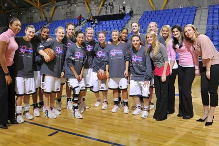 Women's Basketball Hosts 'WBCA Pink Zone' On Feb. 7 To Raise Breast Cancer Awareness Image