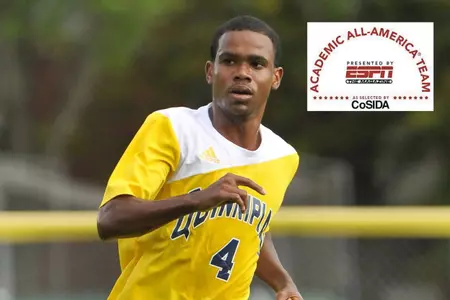 Men's Soccer Junior Dwayne Mars Named To CoSIDA/ESPN The Magazine Academic All-District 1 University Division First Team Image