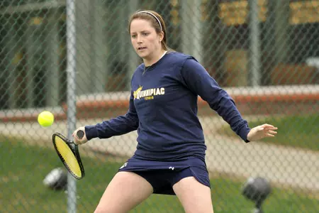 Women's Tennis Defeats Sacred Heart To Advance To NEC Championship Match Image