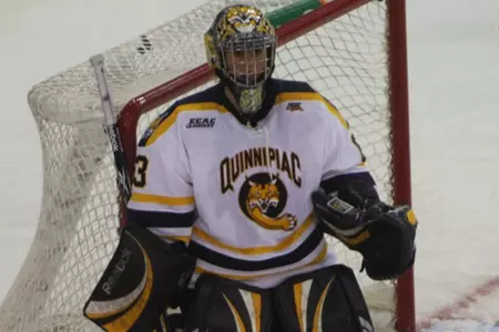 Women's Ice Hockey Downs Northeastern, 4-0, To Claim Its First Home Victory of 2010-11 Image
