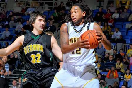 Second-Half Comeback Falls Short For Men's Basketball Against Vermont, 79-75 Image