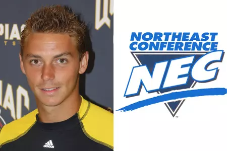Pierre Soubrier Named adidas/Northeast Conference Player Of The Week Image