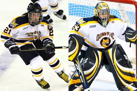 Vigilanti And Hughes Earn All-ECAC Hockey Honors Image