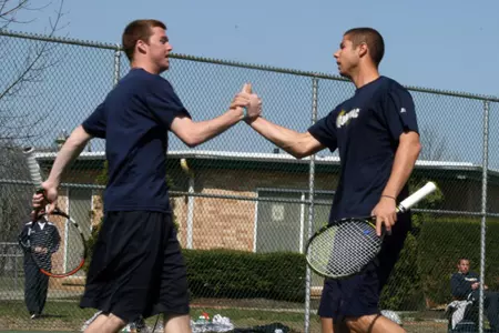 Men's Tennis Breezes Past Hartford, 7-0 Image