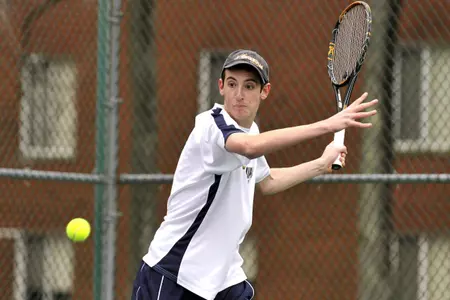Men's Tennis Earns NEC Road Victory At Bryant, 5-2 Image