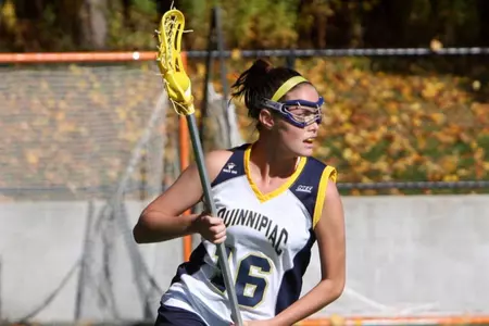 Women's Lacrosse Defeats Monmouth, 8-7, on Latonick's Last-Second Goal Image