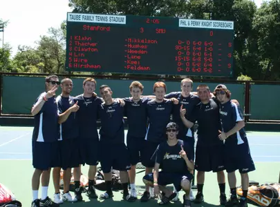 Men's Tennis Falls To No. 7 Stanford, 4-0, In NCAA Tournament First Round Image
