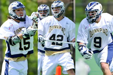 Three Men's Lacrosse Players Named All-NEC Image