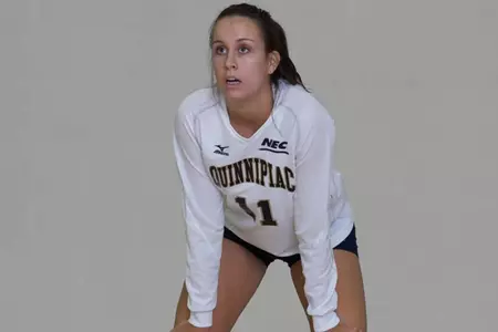 Volleyball Edged By Delaware State, 3-2 Image