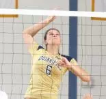 Women's Volleyball Outlasted By Central Connecticut, 3-2, In NEC Thriller Image