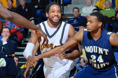 Men's Basketball Runs Past Mount St. Mary's, 78-59 Image