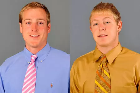 Benzing, Webster Honored With NEC Weekly Awards Image