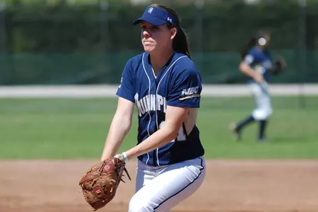 Softball Sweeps Bryant In NEC Doubleheader Image