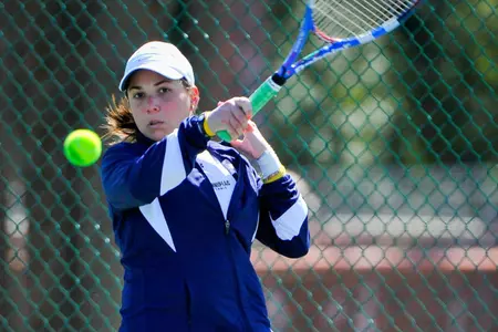 Women's Tennis Fends Off Sacred Heart, 5-1, To Reach NEC Championship Match Image