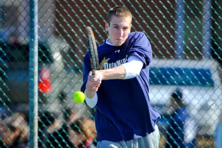 Men's Tennis Earns Dramatic Come-From-Behind 4-3 Victory At Monmouth Image