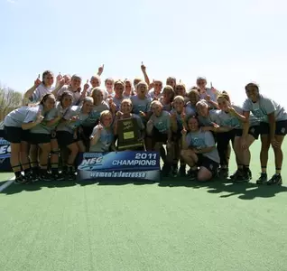 Women's Lacrosse Captures NEC Championship With 15-3 Win Over Mount St. Mary's Image