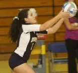 Women's Volleyball Falls To Delaware State, 3-0 Image