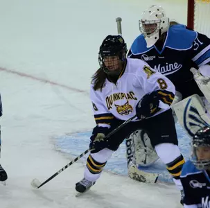 Women's Ice Hockey Receives Another Record-Breaking Game from Kelly Babstock, Handles Maine 6-1 Image