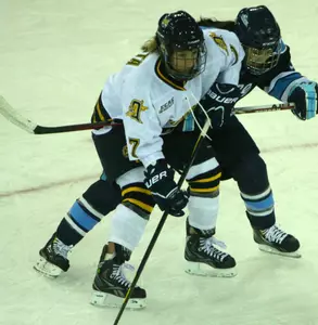 Babstock Again Factors Heavily, Kosta Extends Program-Record Scoring Streak in Bobcat's 5-2 Win Over Maine Image