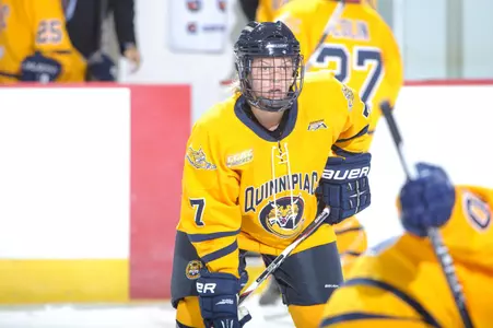 Ferocious Last-Minute Rally Comes Up Short, Kosta Breaks Record in Women's Ice Hockey 4-3 Loss to No. 9 Mercyhurst Image