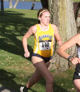 Women's Cross Country Shows Great Depth; Places 9th Overall at New England Championships Image