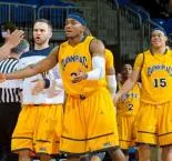 Men's Basketball Falls Short In NEC Semifinals To No. 1 LIU Brooklyn, 78-75 Image