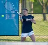 Viebrock Wins No. 100; #2 Women's Tennis Strolls In NEC Semifinals With 4-0 Sweep Of #7 Saint Francis (Pa.) Image