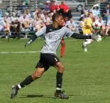 Former QU Men's Soccer Goalkeeper Freddy Hall Fares Well Against Liverpool F.C. Image
