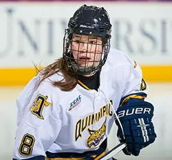 No. 8/9 Women's Ice Hockey Holds Off Dartmouth for 4-2 Victory; Kelly Babstock Nets Two Goals for the Bobcats Image