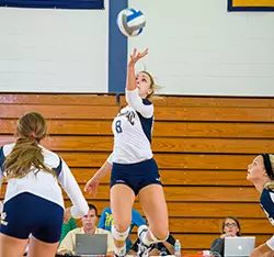 Women's Volleyball Falls in MAAC Contest Against Siena, 3-1 Image