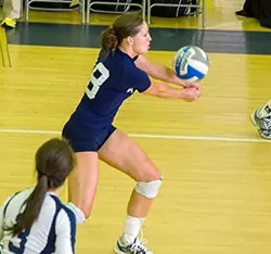 Women's Volleyball Falls on the Road to Rider, 3-0 Image