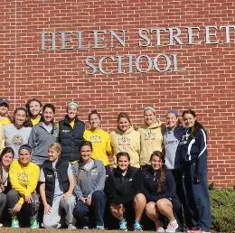 Quinnipiac Women's Lacrosse Visits Helen Street School Image