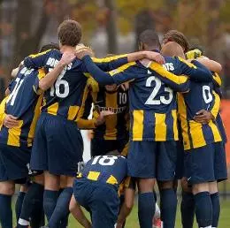 Men's Soccer Nears Upset Bid In NCAA Tournament; Bobcats Fall Short to No. 10 UConn, 2-1 Image