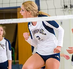 Women's Volleyball Wins Three Unanswered Sets to Complete Thrilling Come-From-Behind Victory Over Saint Peter's, 3-2 Image