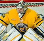 Eric Hartzell Breaks Quinnipiac's Single-Season Win Record As No. 1 Bobcats Top Clarkson, 2-1 Image