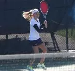 Women's Tennis Sweeps Savannah St., 7-0; Carly Loewenstein and Sarah Viebrock Each Land Milestone Victories Image