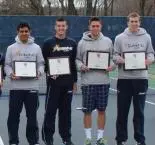 Men's Tennis Sweeps Hofstra on Senior Day, 7-0 Image