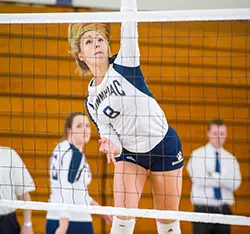 Women's Volleyball Drops 3-1 Decision to Fairfield in Quinnipiac's Inaugural Home Match in MAAC Competition Image