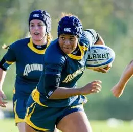 Women's Rugby Falls to AIC in Home-Opener, 36-12 Image