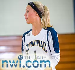 Women's Volleyball's Emma Ogden Featured in The Times of Northwest Indiana Image